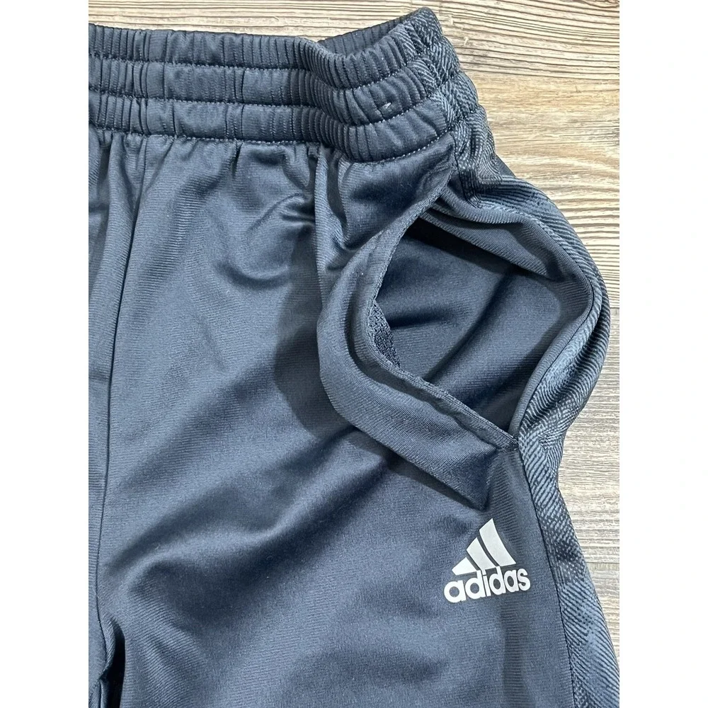 Adidas Youth Boy's Track‎ Pants Size 10/12 M Grey, Drawstring, Pockets, #AK5592